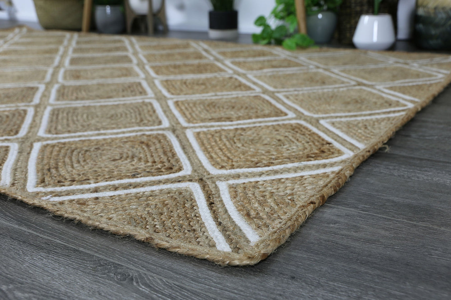 Artisan Beige Parquetry Rug