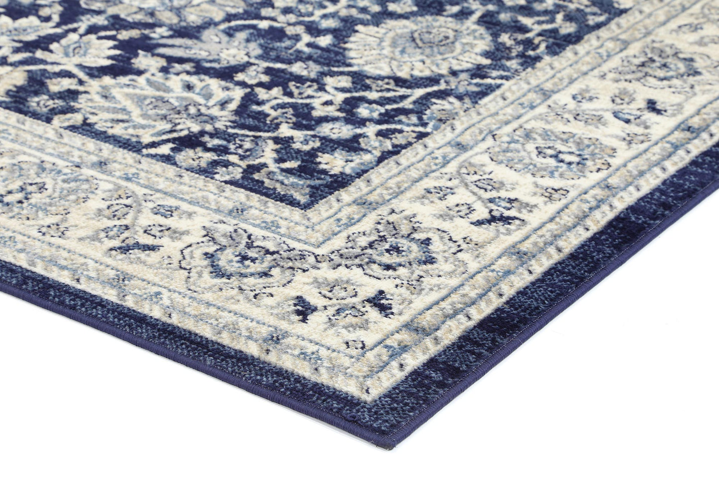 Ario Florettes Traditional Navy Rug
