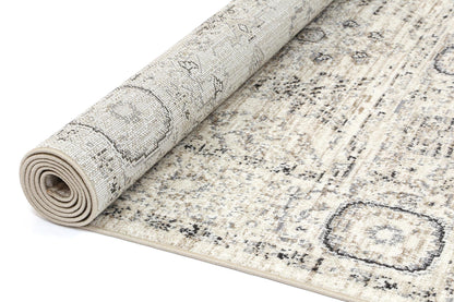Ario Tapestry Traditional Cream Rug