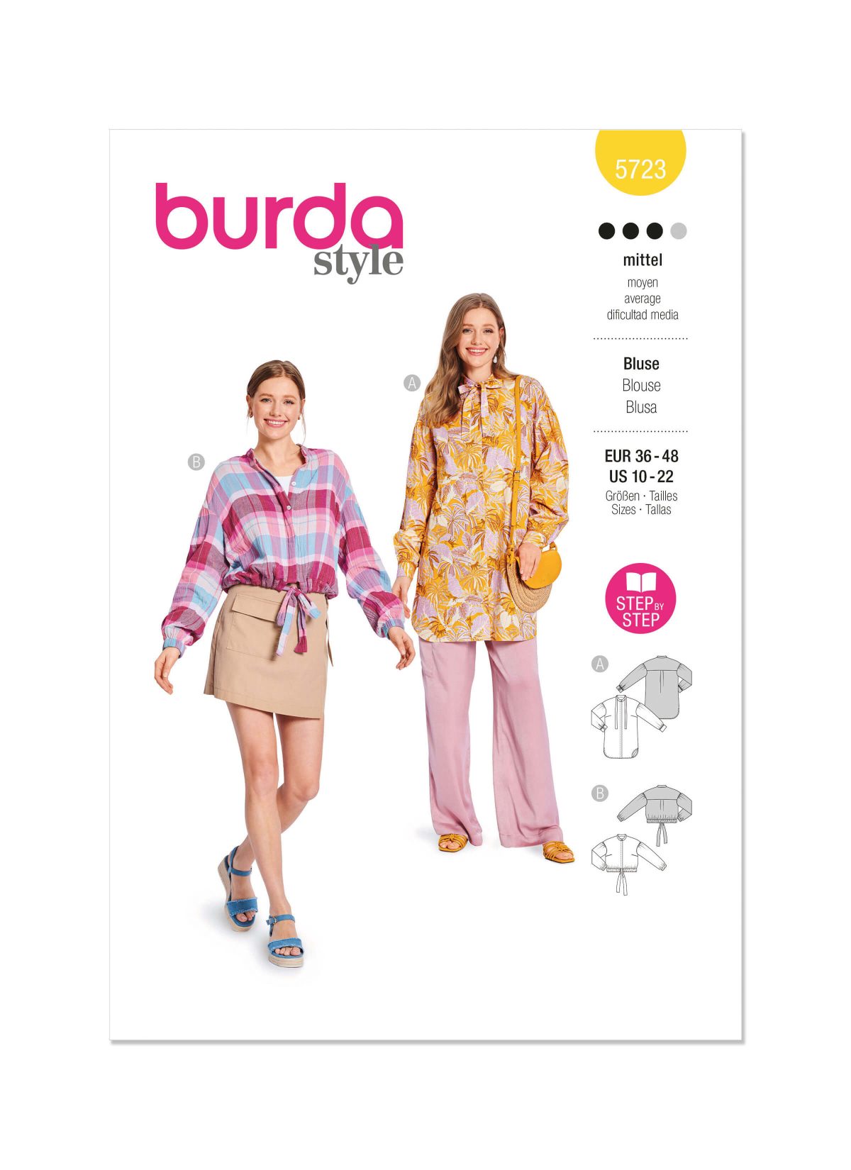 Burda Pattern 5723  Misses' Top Vest