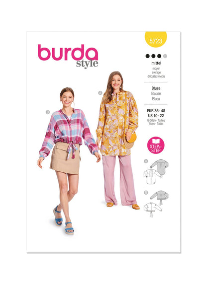 Burda Pattern 5723  Misses' Top Vest