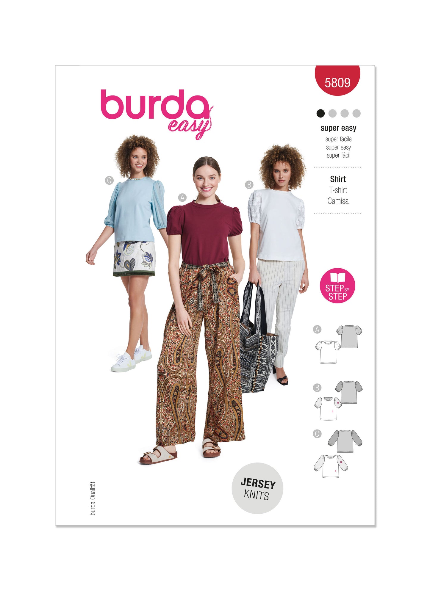 Burda Pattern B5809 Misses' Top Vest