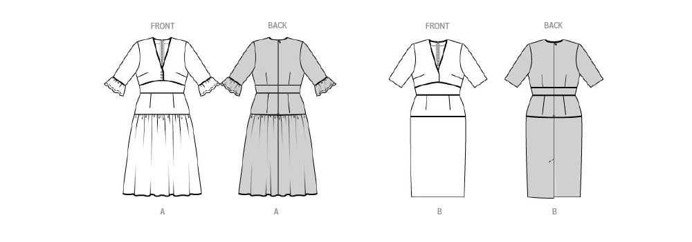 Burda Pattern B5820 Misses' Dress