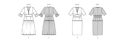 Burda Pattern B5820 Misses' Dress