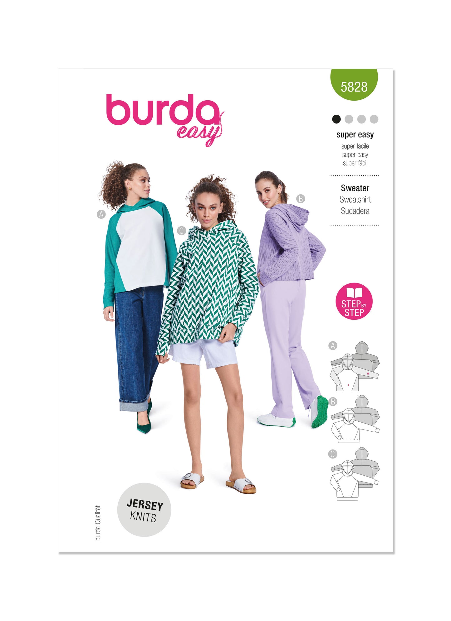 Burda Pattern B5828 Misses' Top Vest