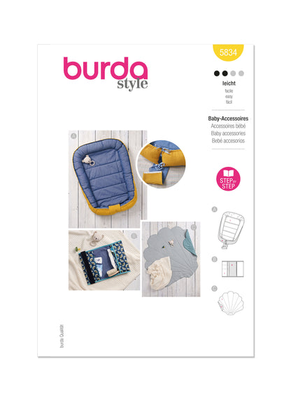 Burda Pattern 5834 Baby Accessories