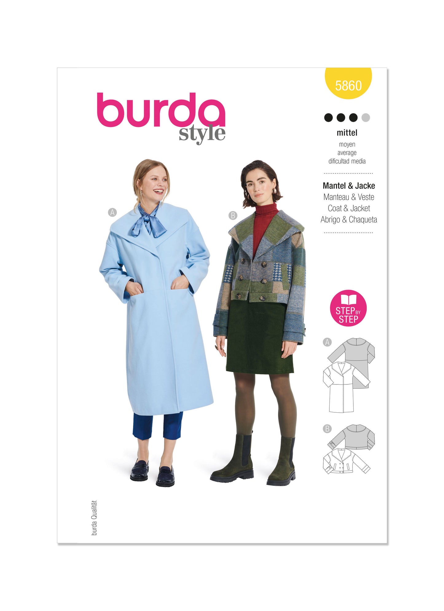 Burda Pattern 5860 Misses' Jacket