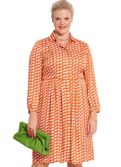 Burda Pattern 5882 Plus Size Dress