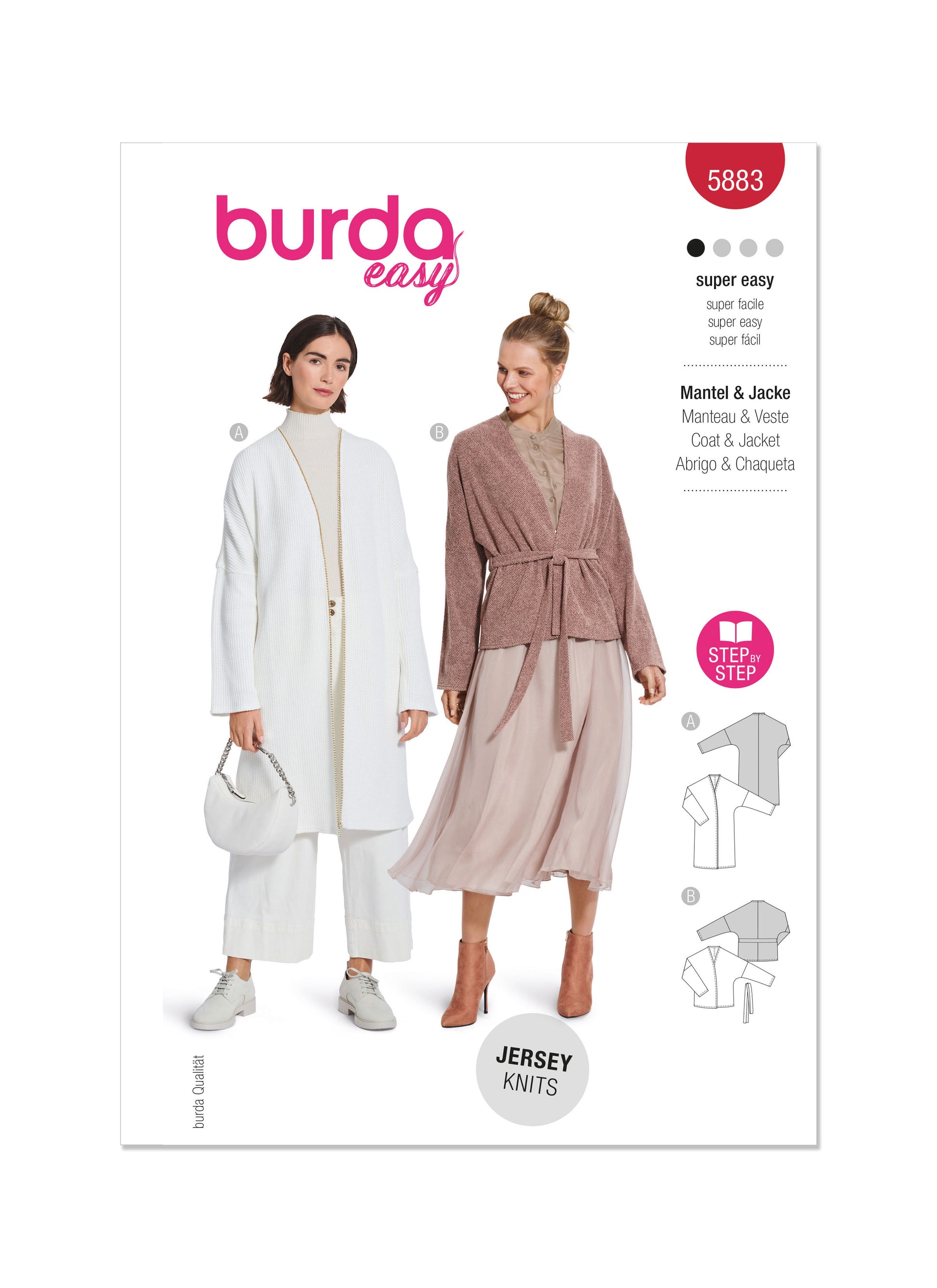 Burda Pattern 5883 Misses' Jacket