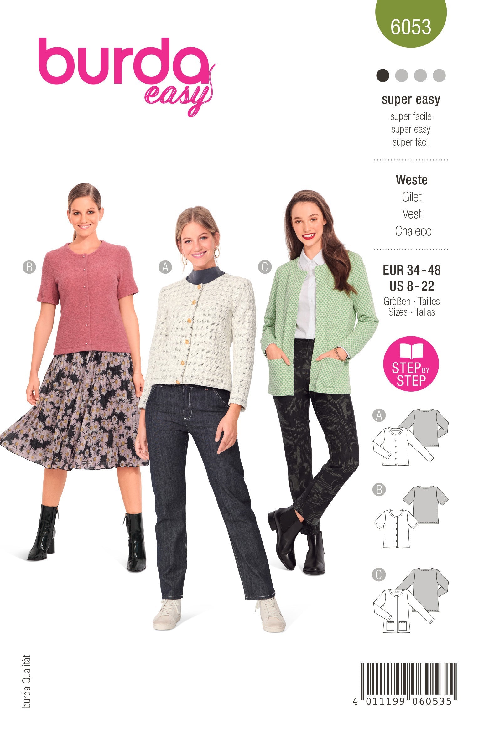 Burda 6053 Misses' Jacket