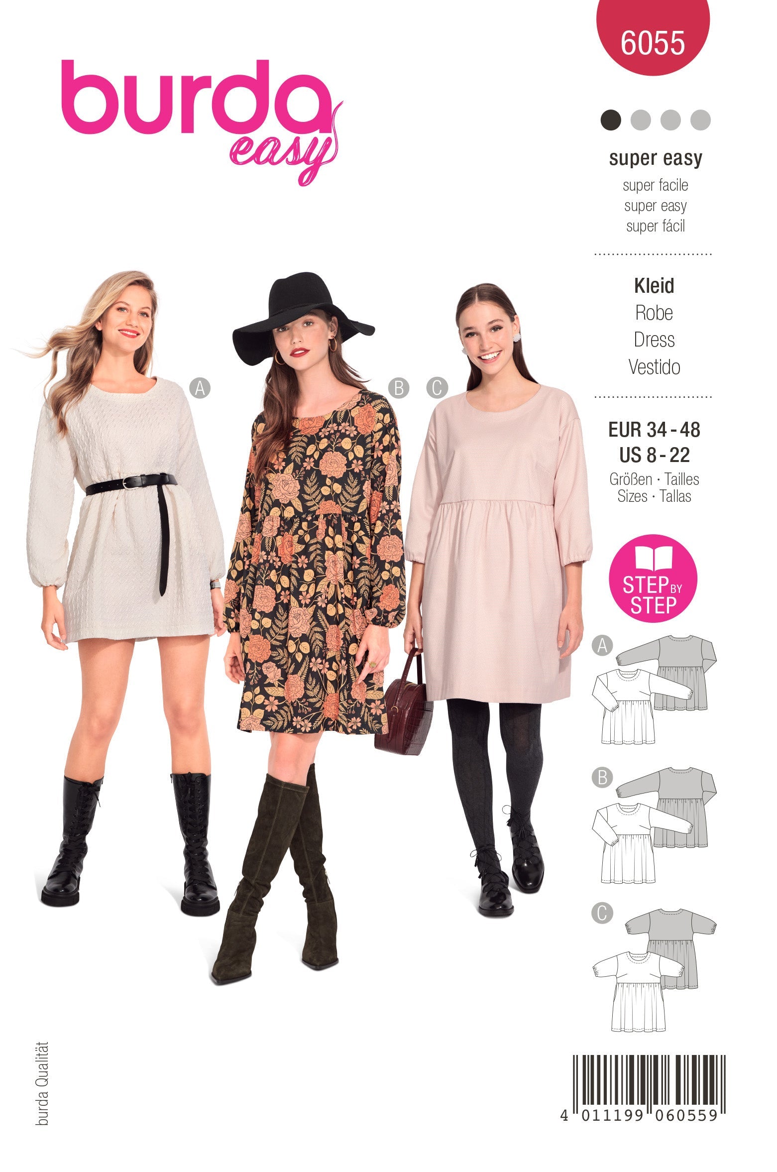 Burda 6055 Misses' Dress