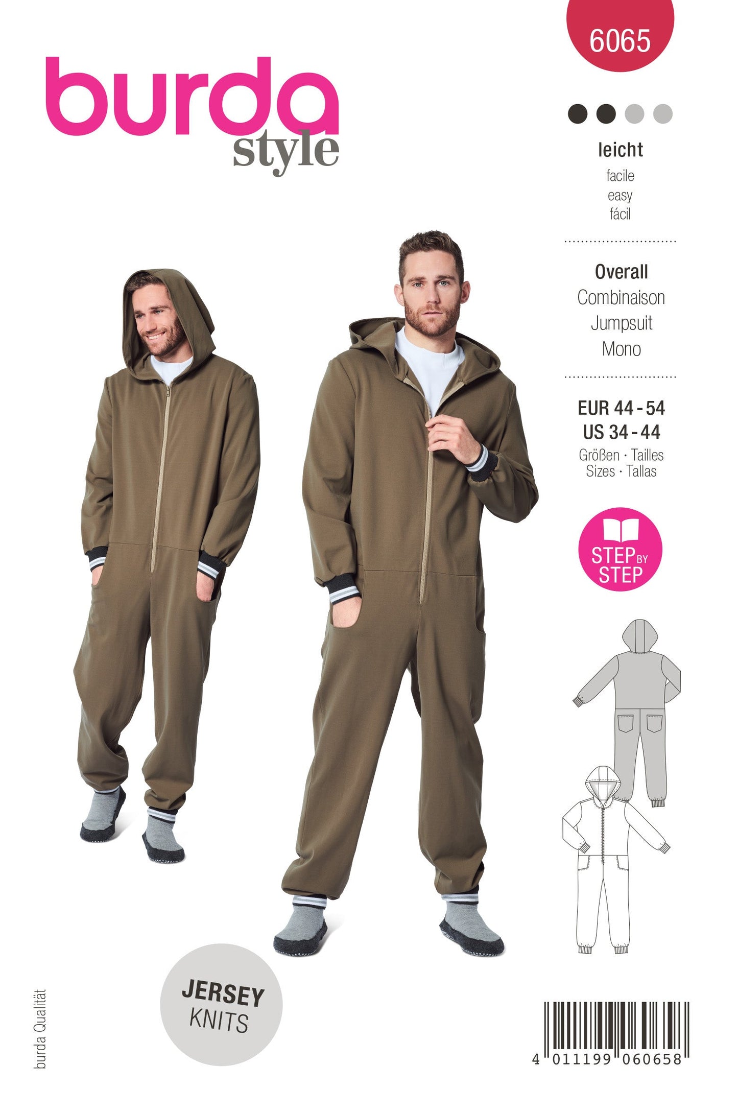 Burda 6065 Men/Boy Sportswear