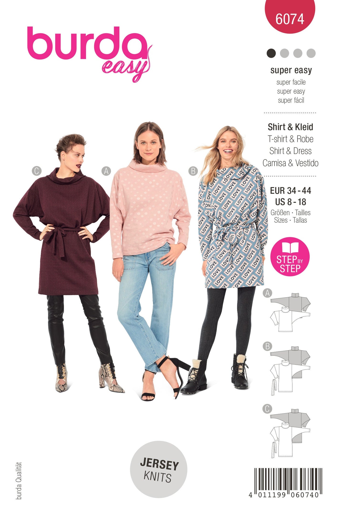 Burda 6074 Misses' Dress