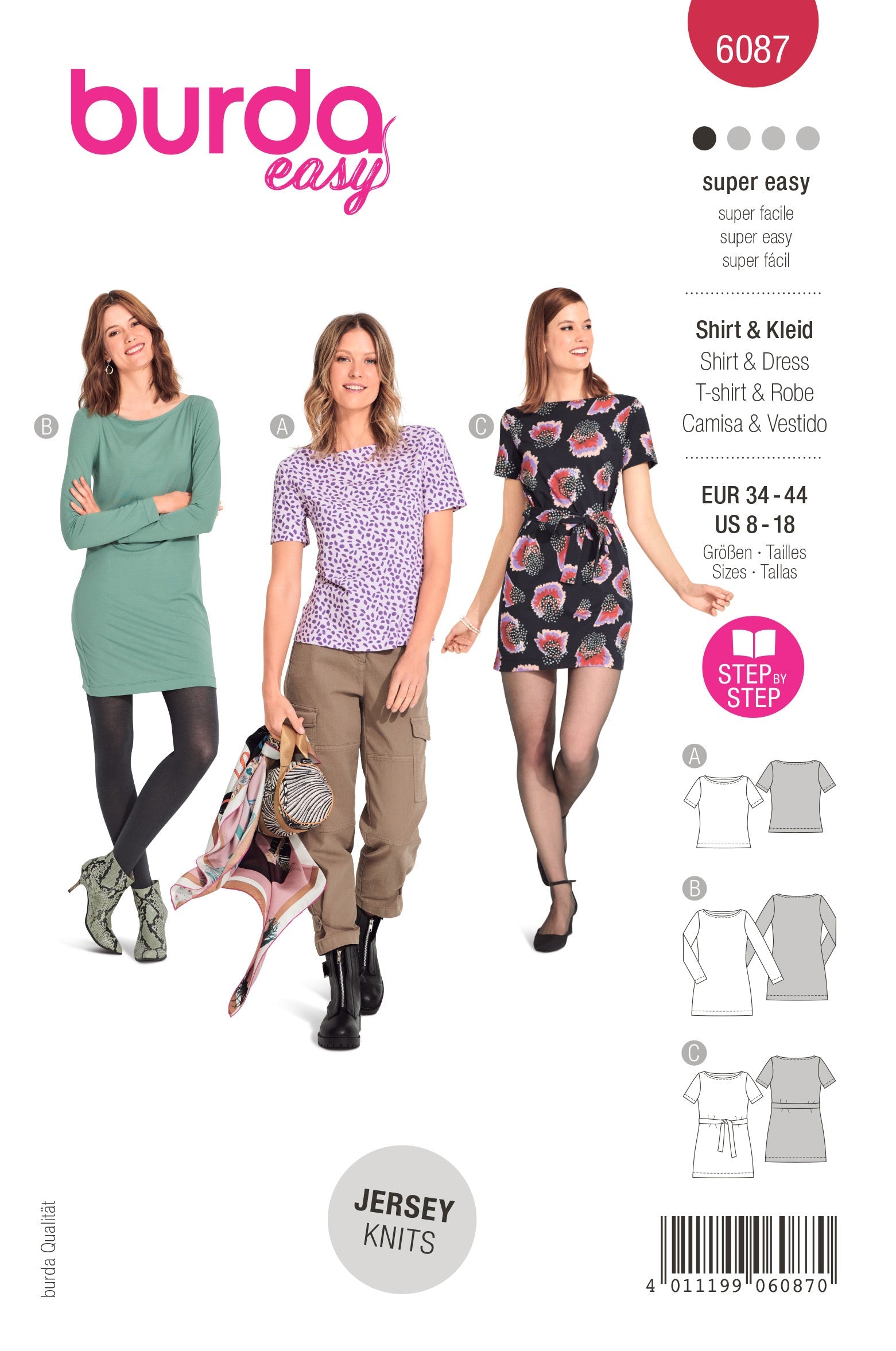 Burda 6087 Misses' Dress