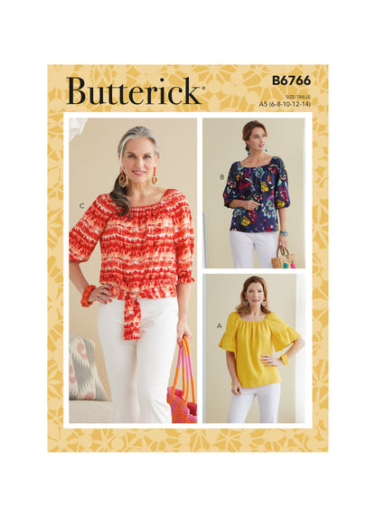 Butterick Pattern B6766 Misses' Tops