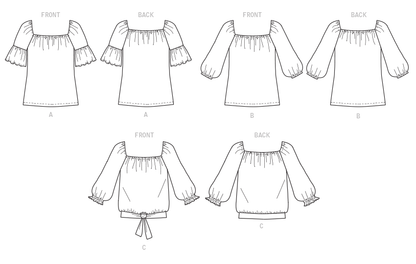 Butterick Pattern B6766 Misses' Tops