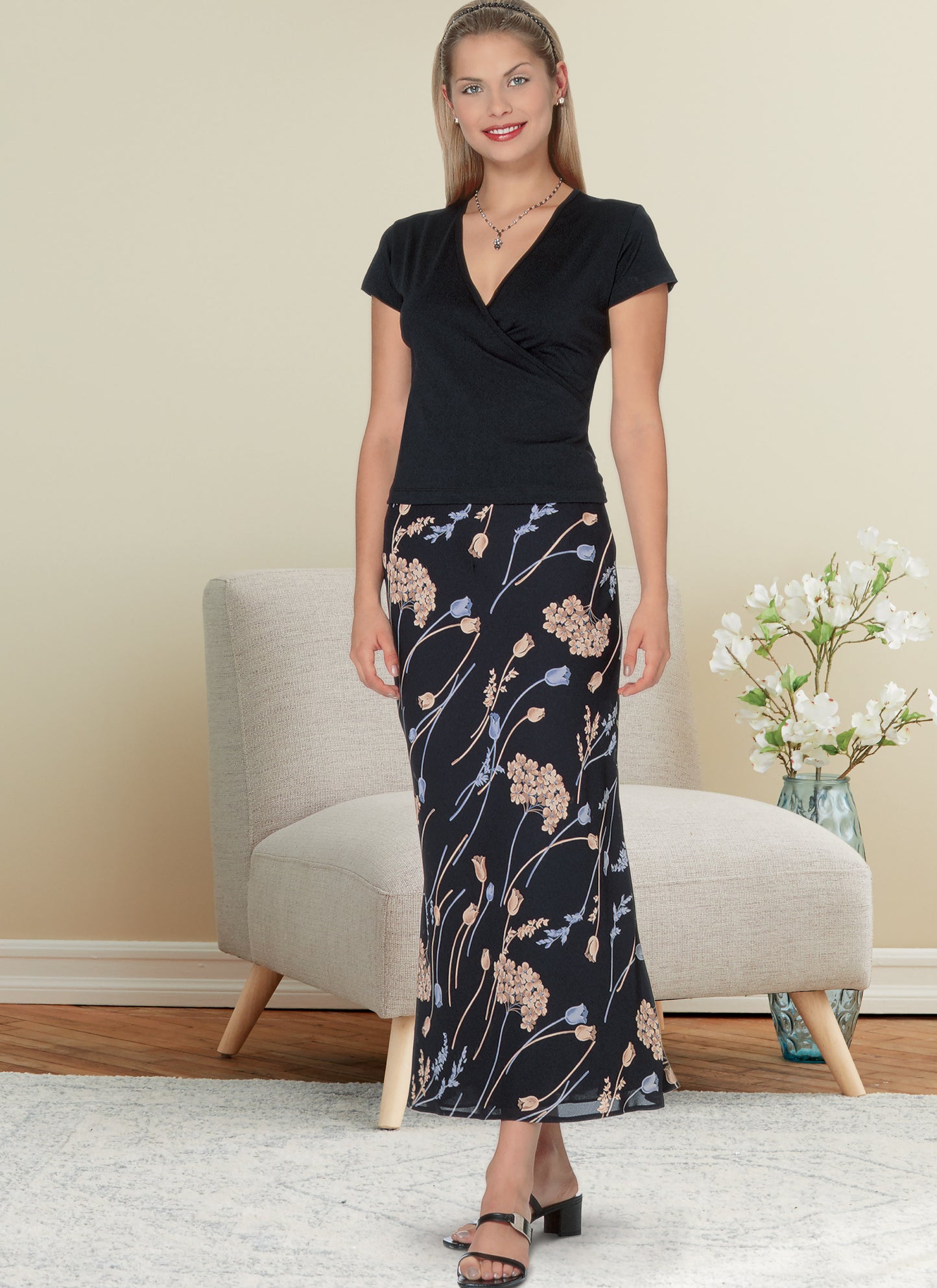 Butterick Pattern B6799E5 Mises A-Line Skirt