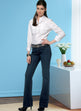 Butterick Pattern 6800 Misses' Four-Pocket Jeans & Trousers