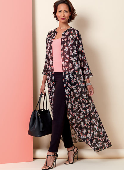 Butterick Pattern 6802A5 Misses' Jacket, Dress and Trousers