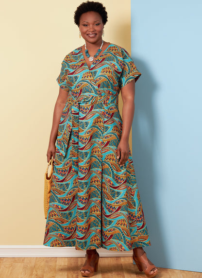 Butterick Pattern B6873 Women's Dress and Sash