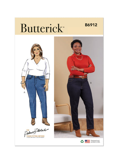 Butterick Pattern B6912 Women's Jeans
