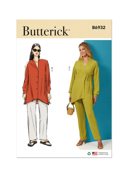 Butterick Pattern B6932 Misses' Top and Pants