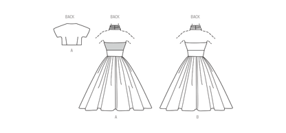 Butterick Pattern B6938 Misses' Halter Dress and Jacket