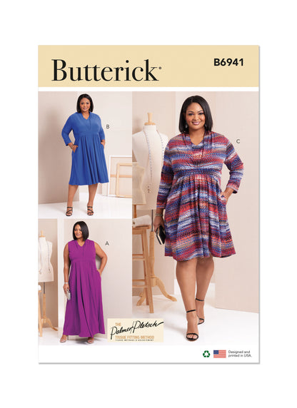 Butterick Pattern Women's Knit Dresses