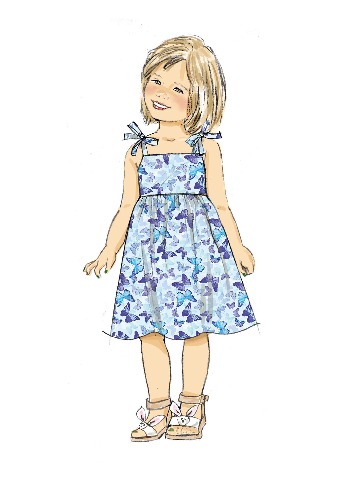 Butterick Pattern B6952 Child Dress