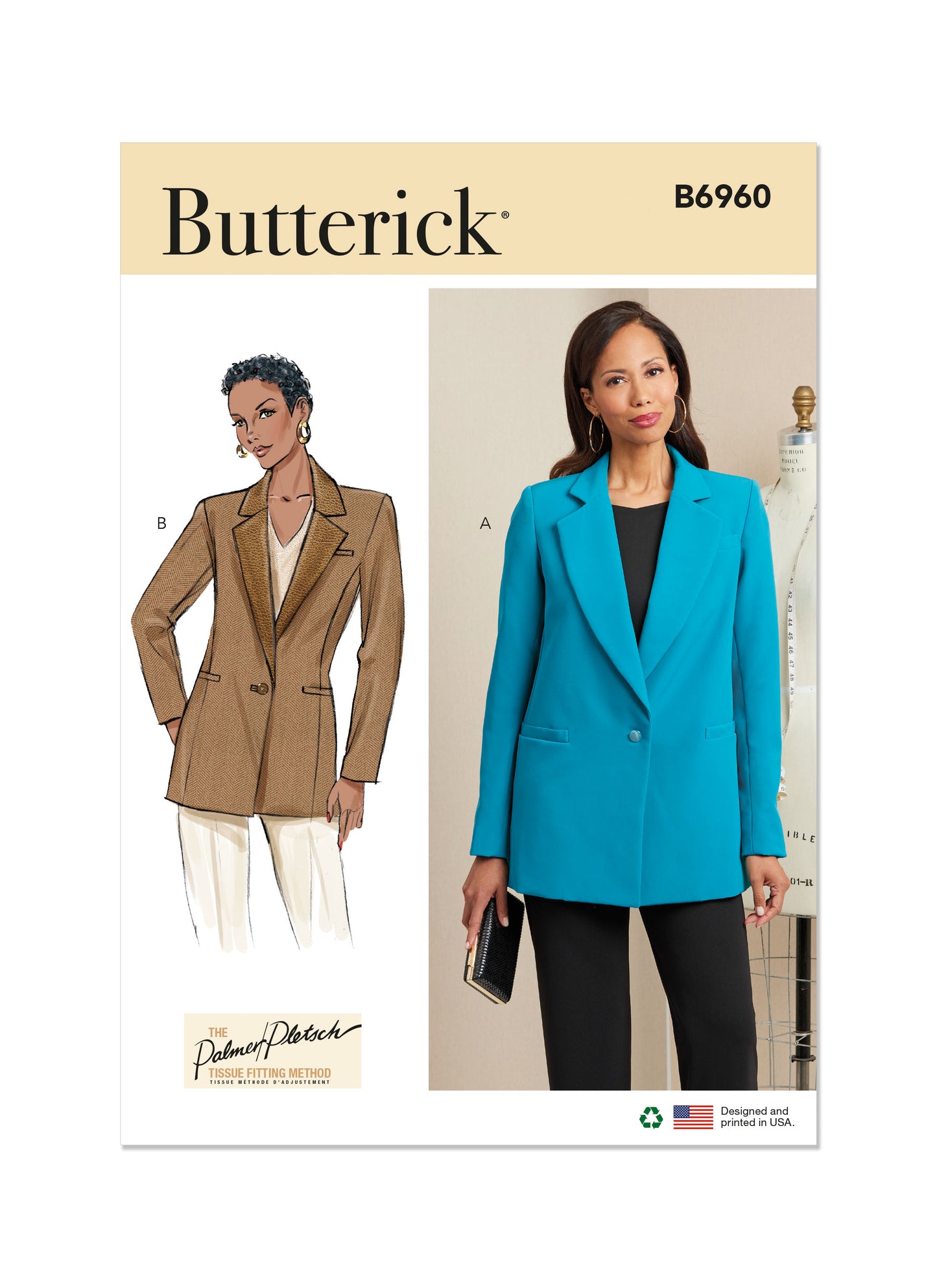 Butterick Pattern B6960 Misses' Jacket