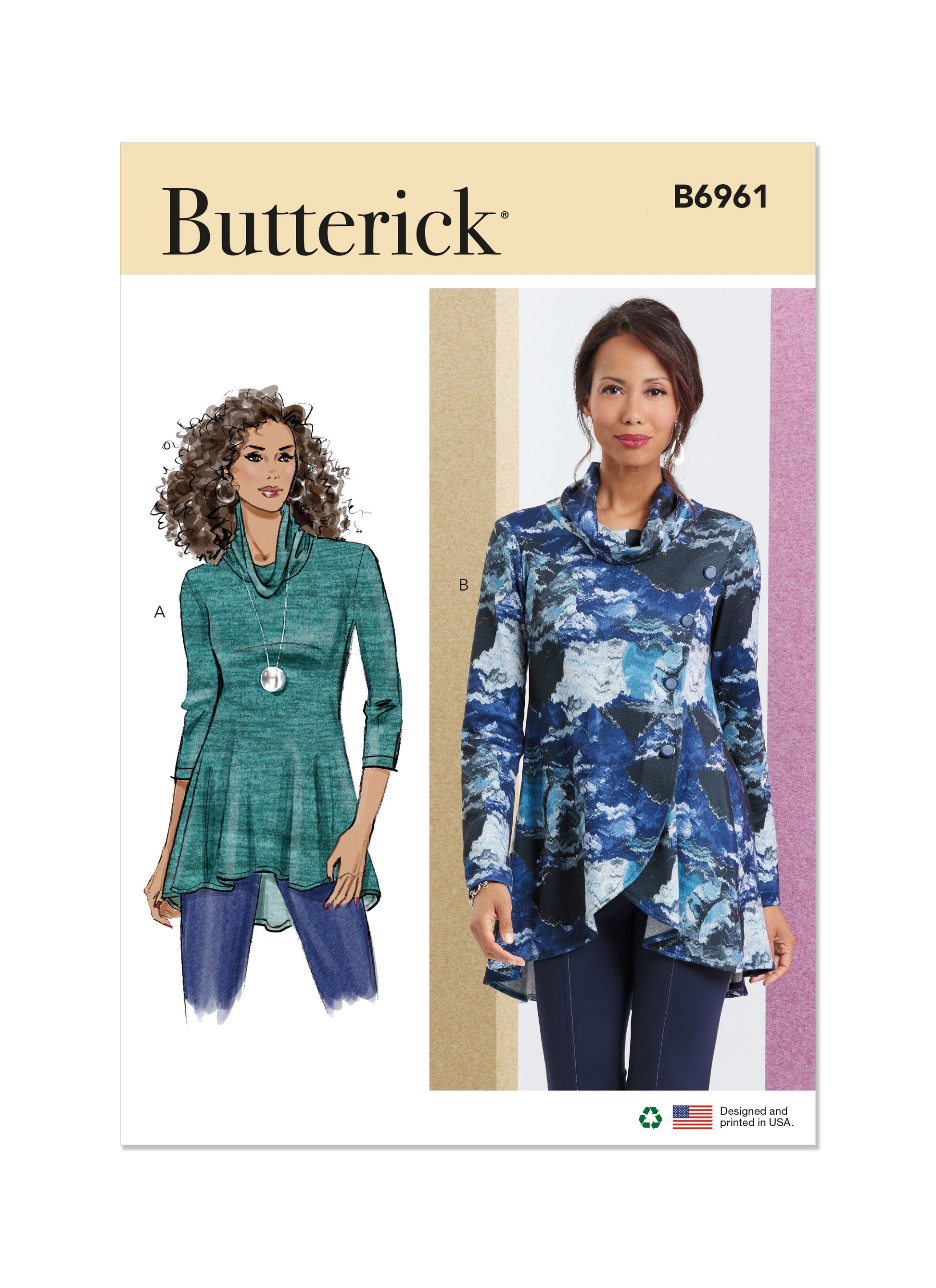 Butterick Pattern B6961 Misses' Top Vest