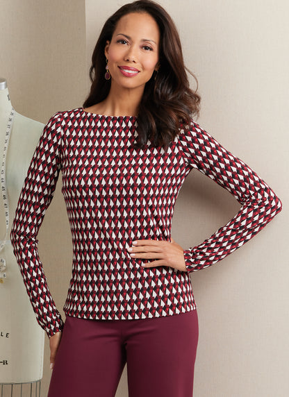 Butterick Pattern B6966 Misses' Knit Tops and Pants