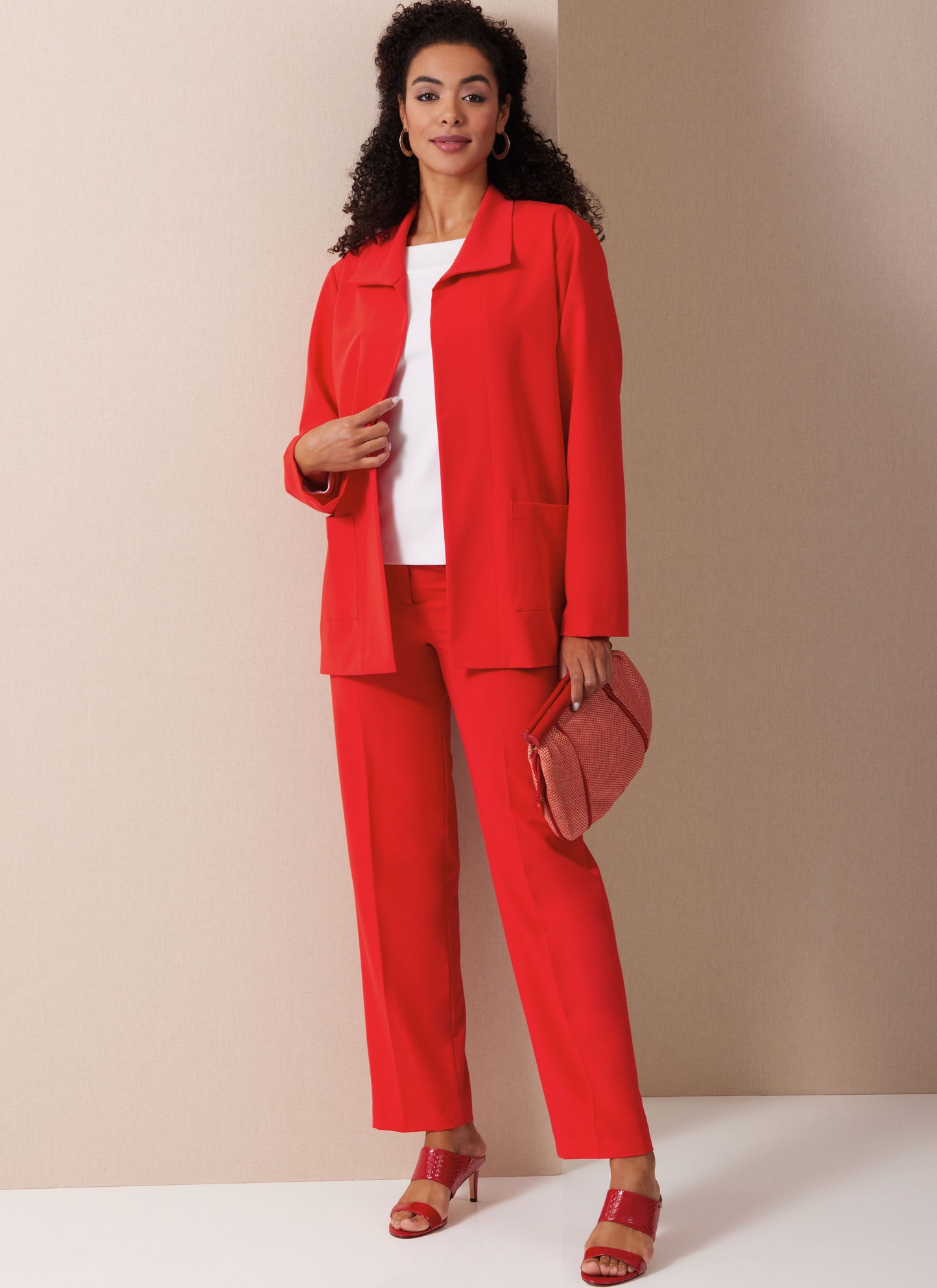 Butterick Pattern B6975 Misses' Jacket, Knit Top and Dress, and Pants