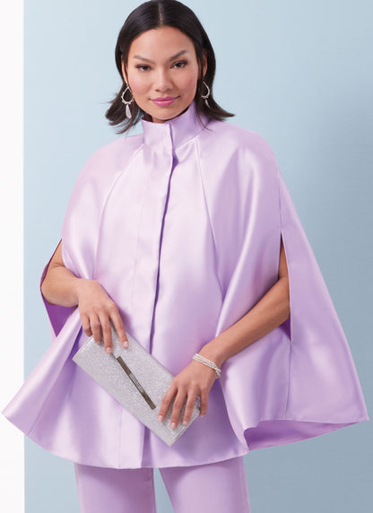 Butterick Pattern B6978 Misses' and Women's Cape, Top and Pants