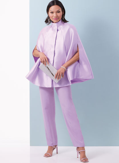 Butterick Pattern B6978 Misses' and Women's Cape, Top and Pants