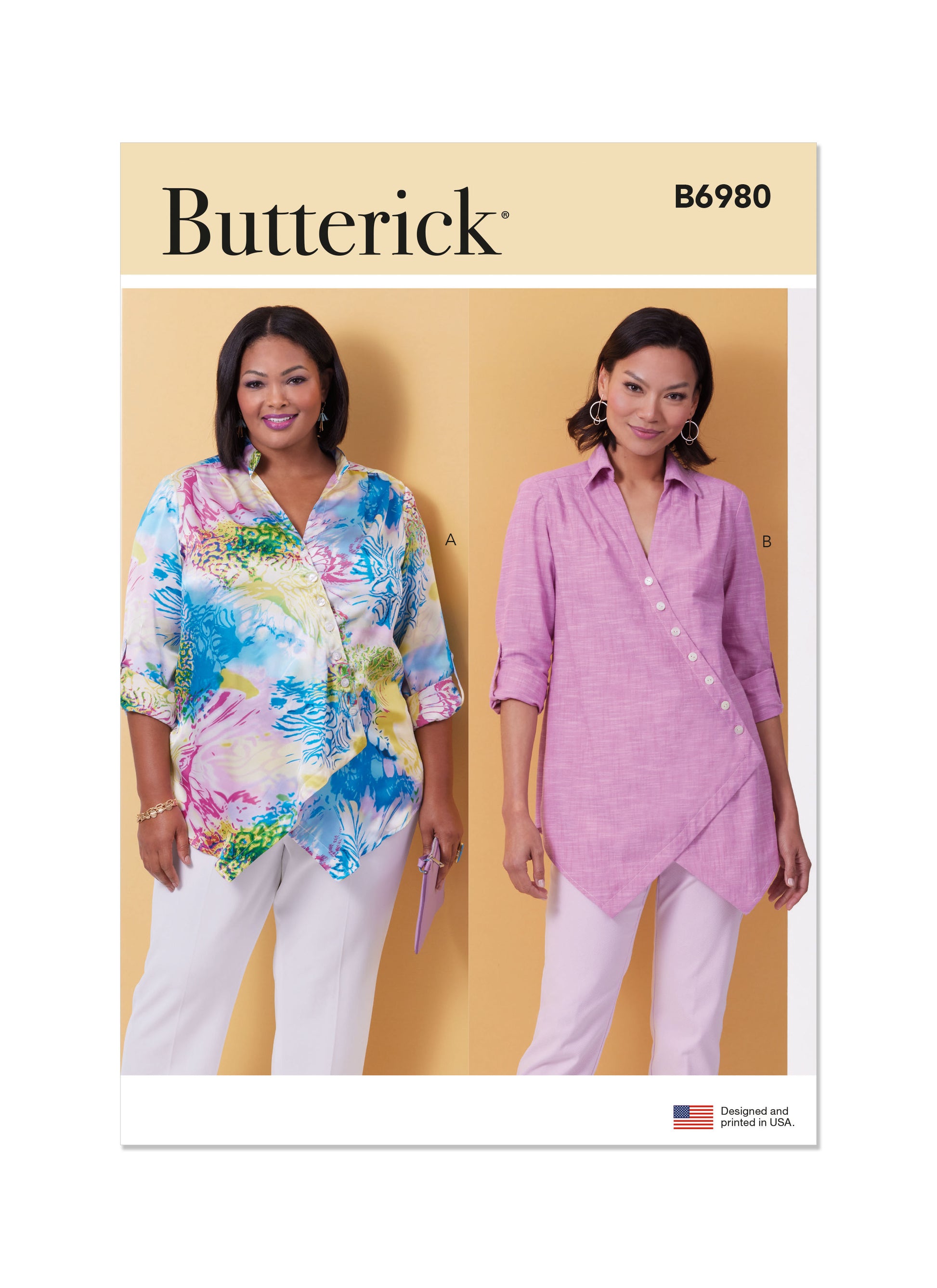 Butterick Pattern B6980 Misses' Plus Top Vest