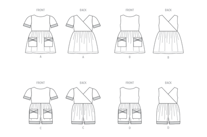 Butterick Pattern B6987 Toddler Dress