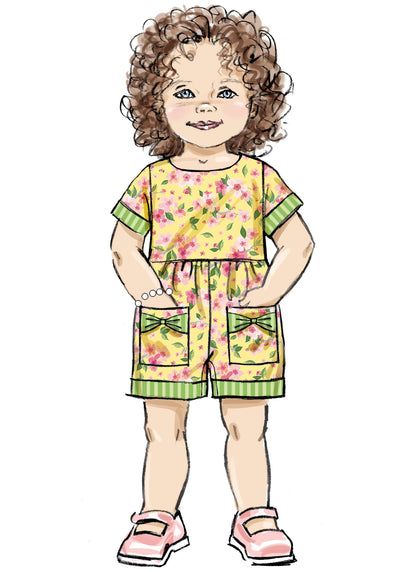 Butterick Pattern B6987 Toddler Dress