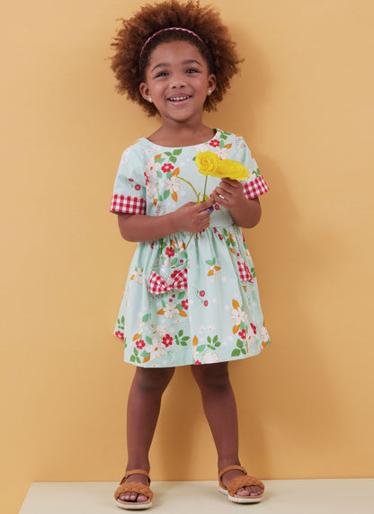 Butterick Pattern B6987 Toddler Dress