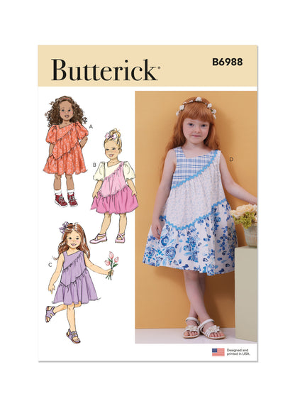 Butterick Pattern B6988 Child Dress