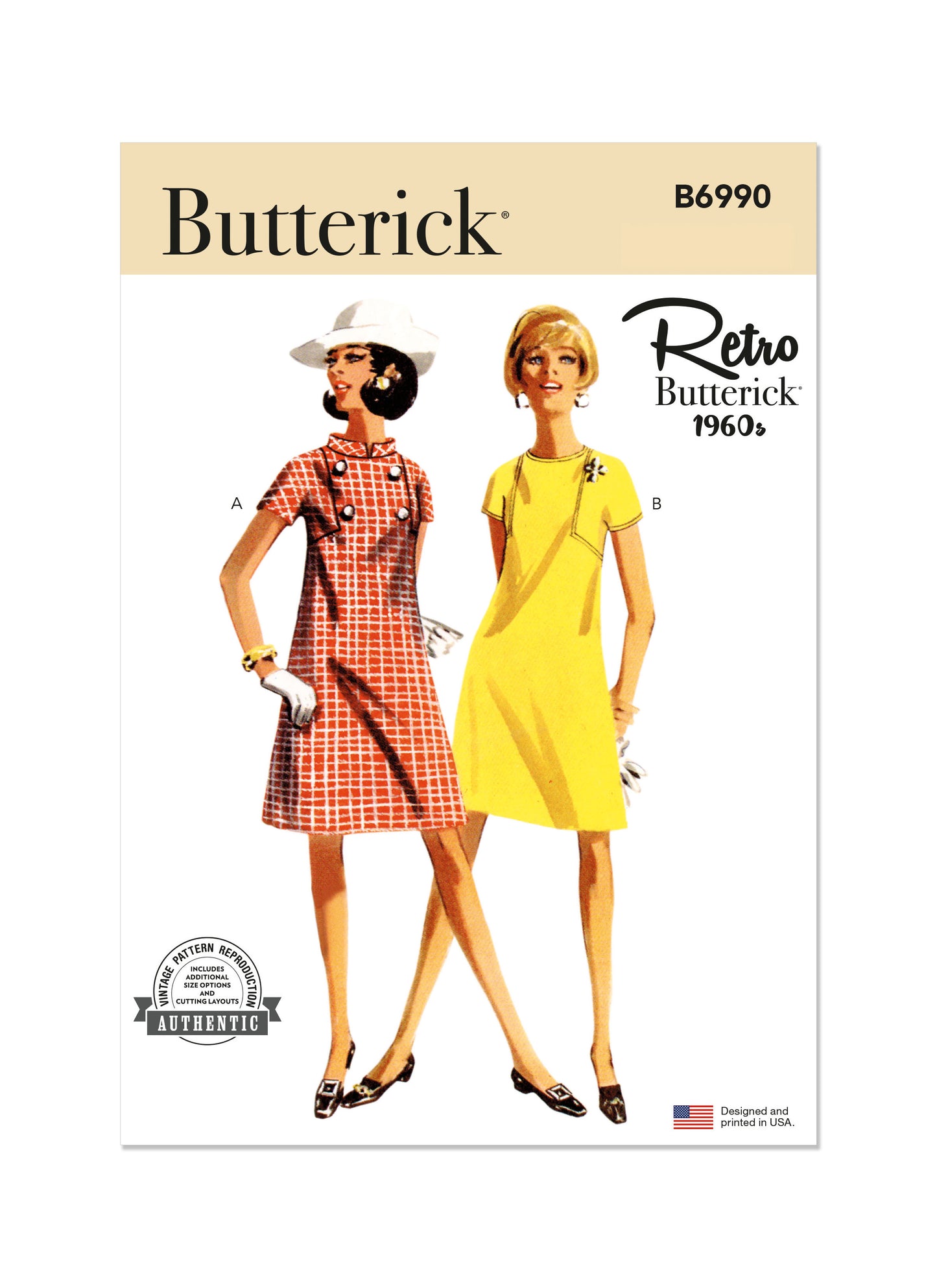 Butterick Pattern B6990 Misses' Dress