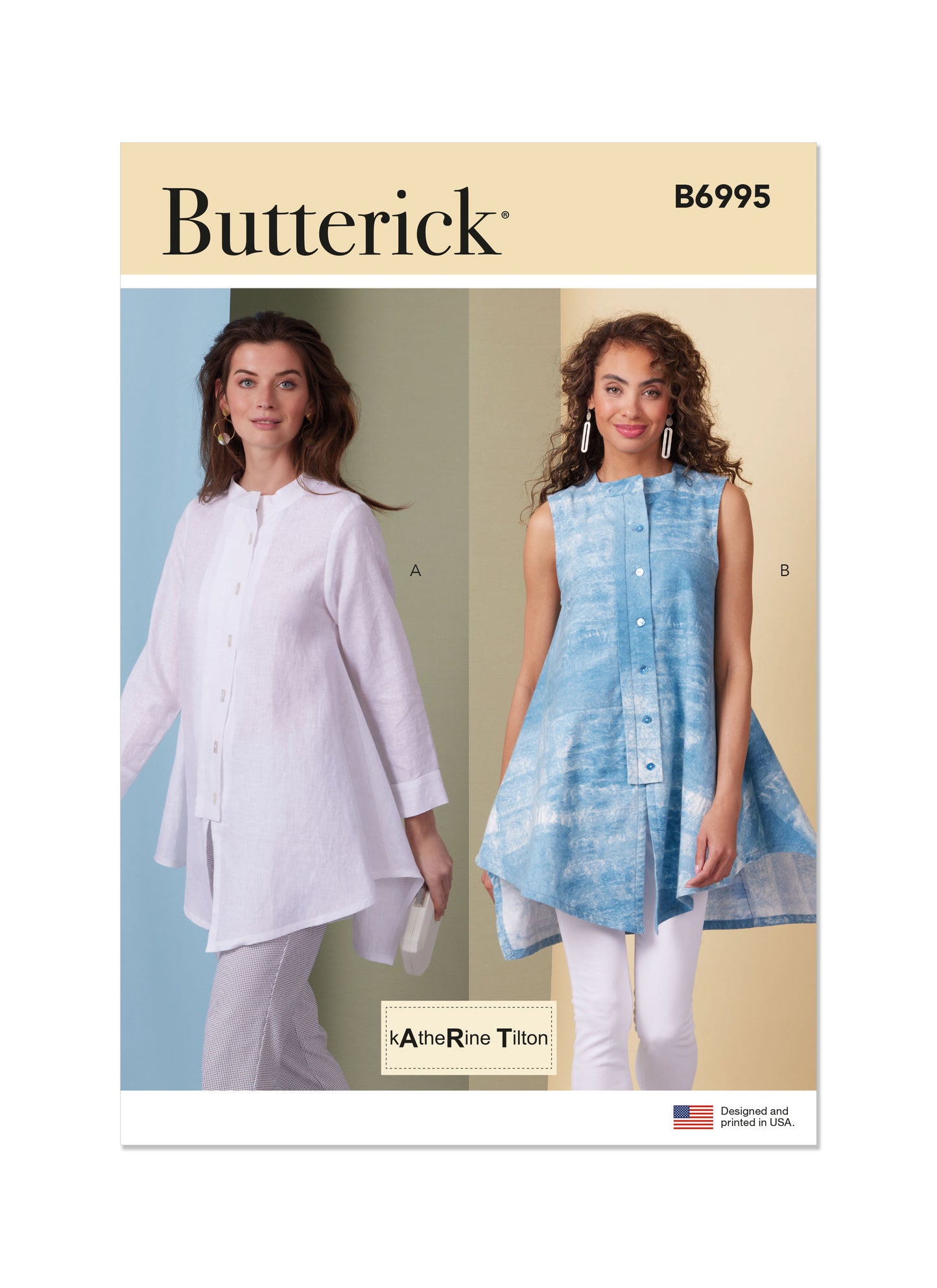 Butterick Pattern B6995 Misses' Top Vest