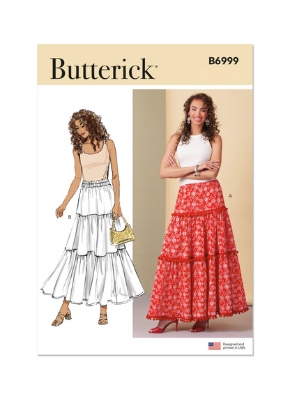 Butterick Pattern B6999 Misses' Skirt Pants