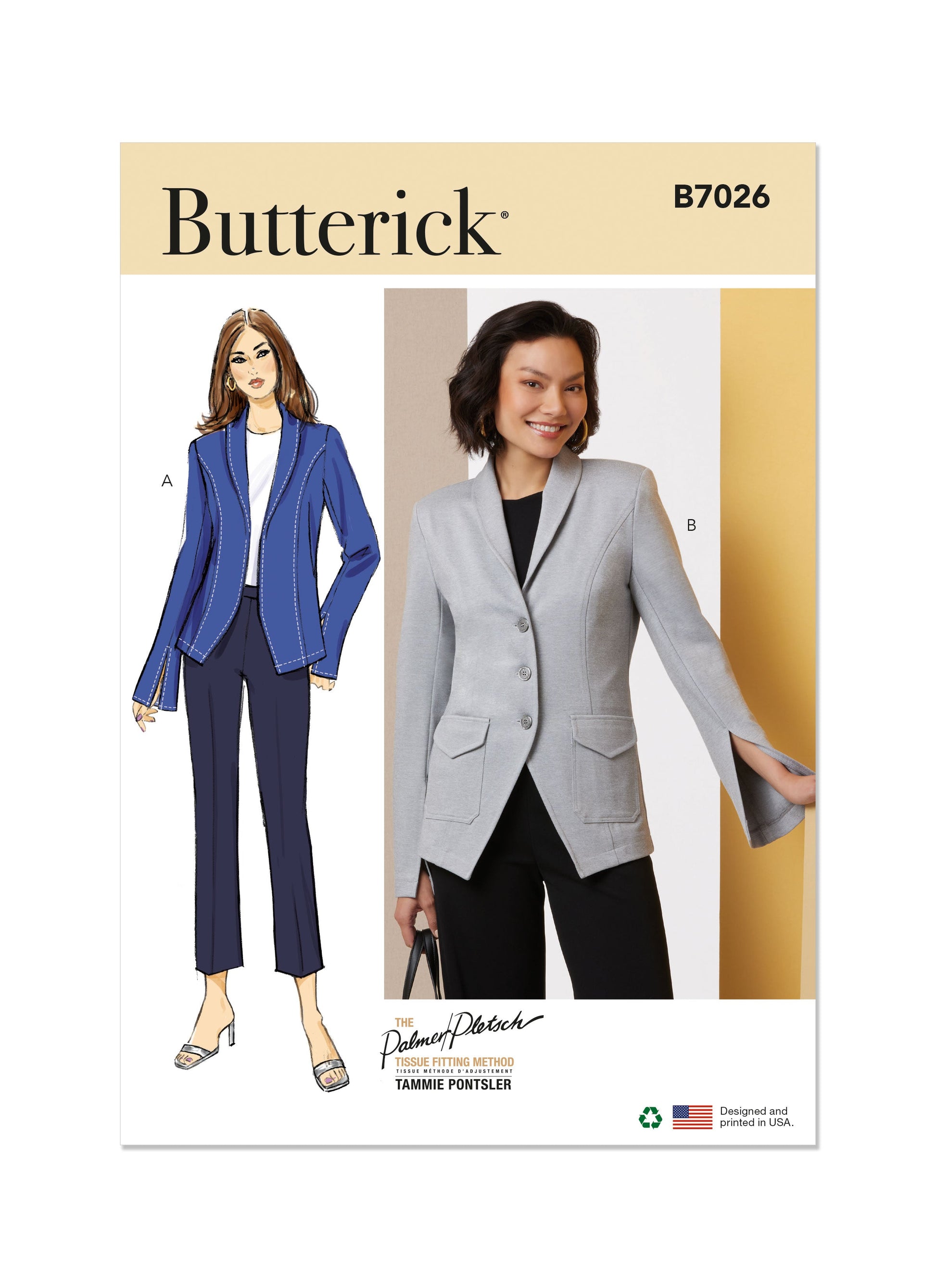 Butterick Pattern B7026 Misses' Jacket