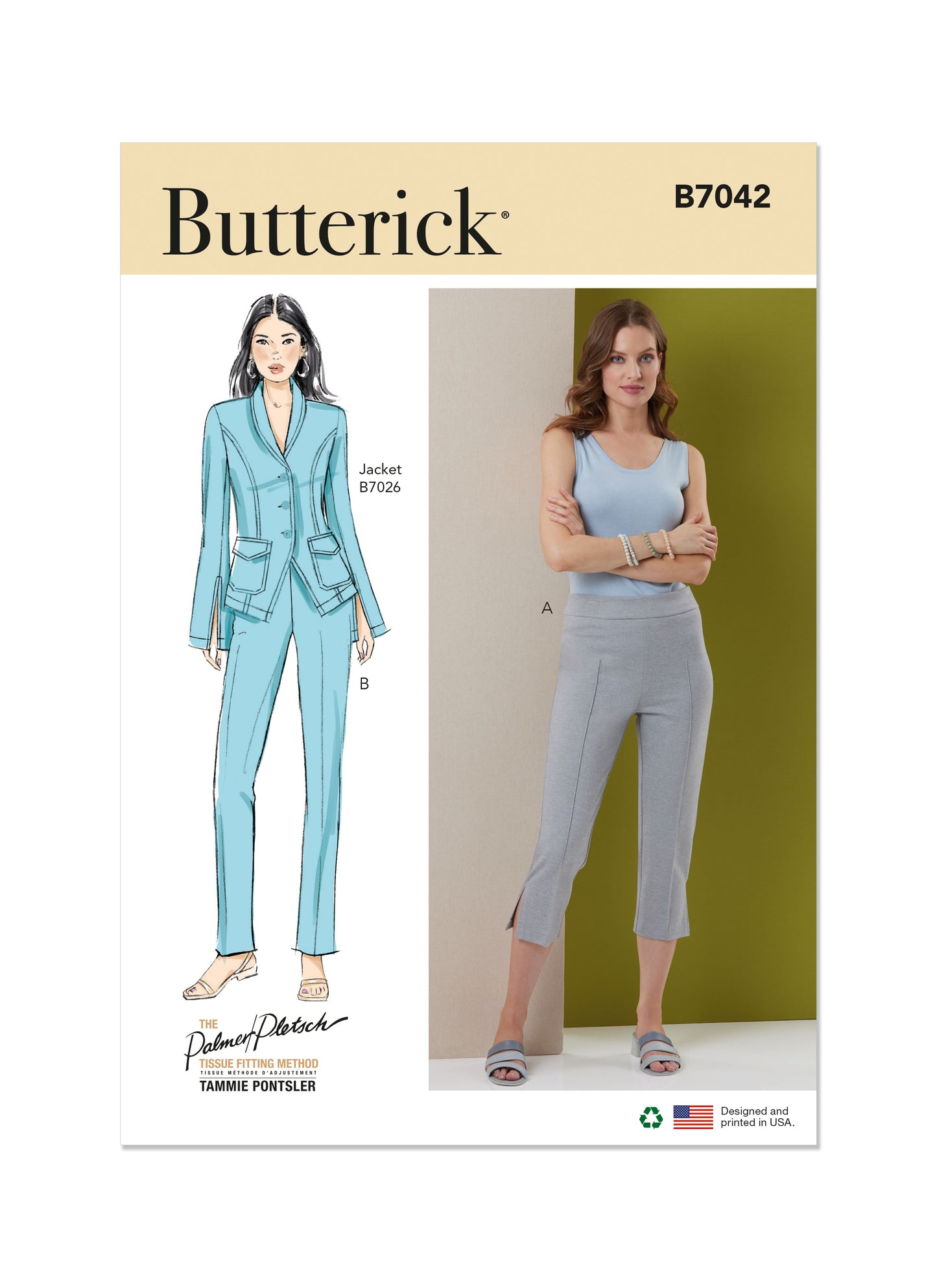 Butterick Pattern B7042 Misses' Skirt Pants