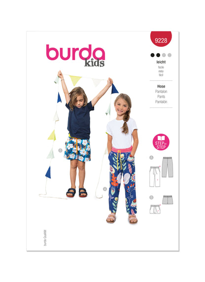 Burda Pattern B9228 Children's Pants