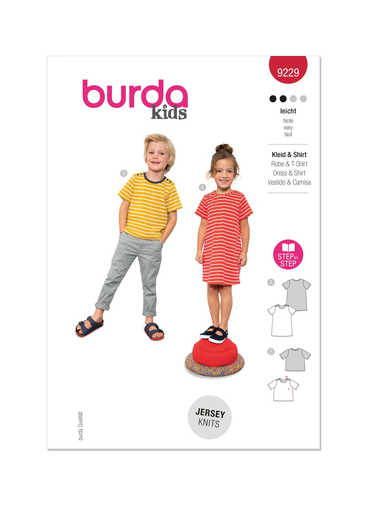 Burda Pattern B9229 Children's Dress & Shirt