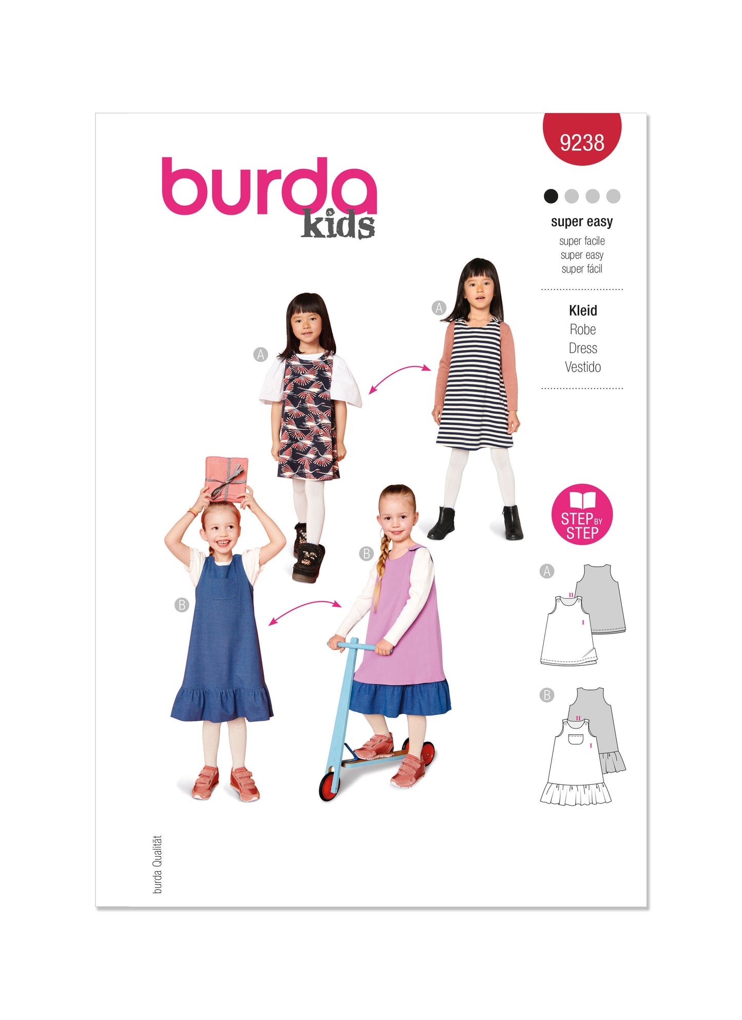 Burda Pattern 9238 Children's Dress