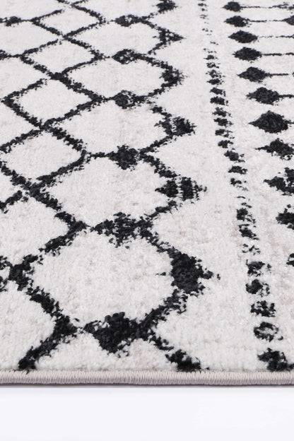 Bergen Repeats Black and White Rug