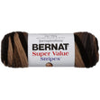 Bernat Super Value Stripes Yarn, Sherwood Forest- 142g Acrylic Yarn